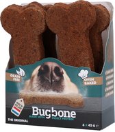 Bugbone - Hondensnack met insecteneiwit - Gezond, lekker en makkelijk verteerbaar - Reinigt het gebit - Laag in calorieën – Hypoallergeen – Graanvrij - Geschikt voor honden - Large - 6 x 45 gram