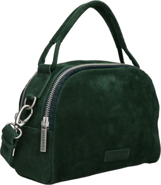 Banned Leila Vintage schoudertas voor dames, met gespen, kleine retro schoudertas van kunstleer, groen, groen