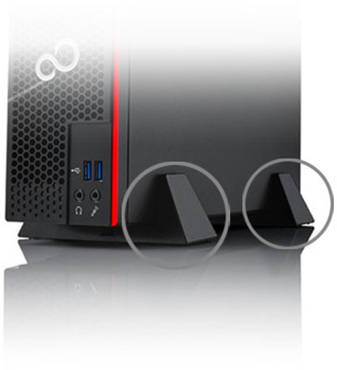 Fujitsu S26361-F2542-L203 computerbehuizing onderdelen Voet