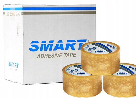 Waytex 930920 8 stuks kantoorplakband, transparant, glanzend, hoge