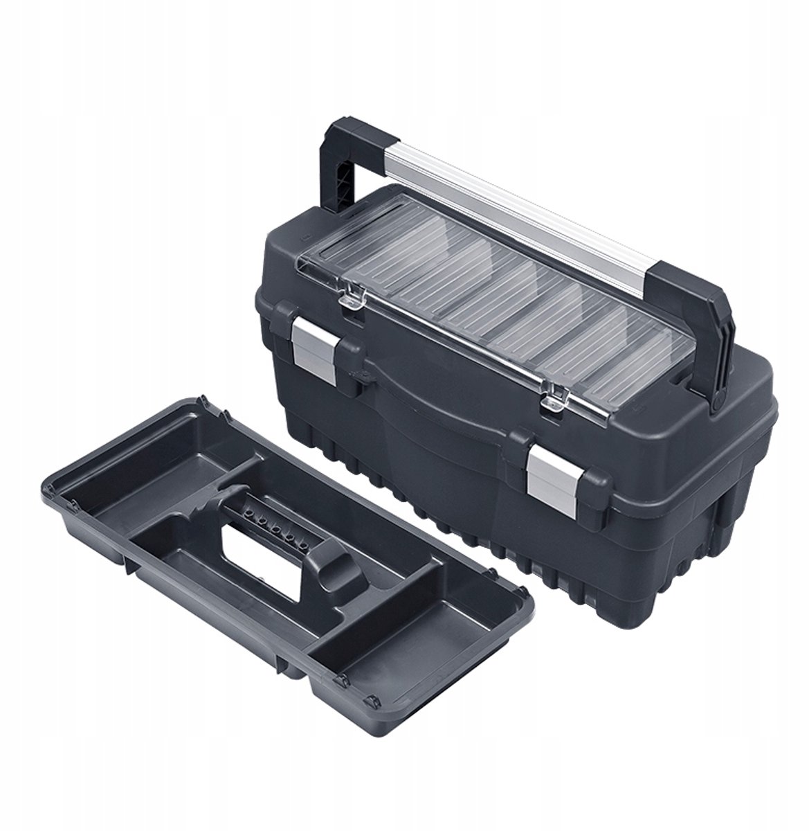 Gereedschapskist Rood 600mm met Organizer - Merkloos
