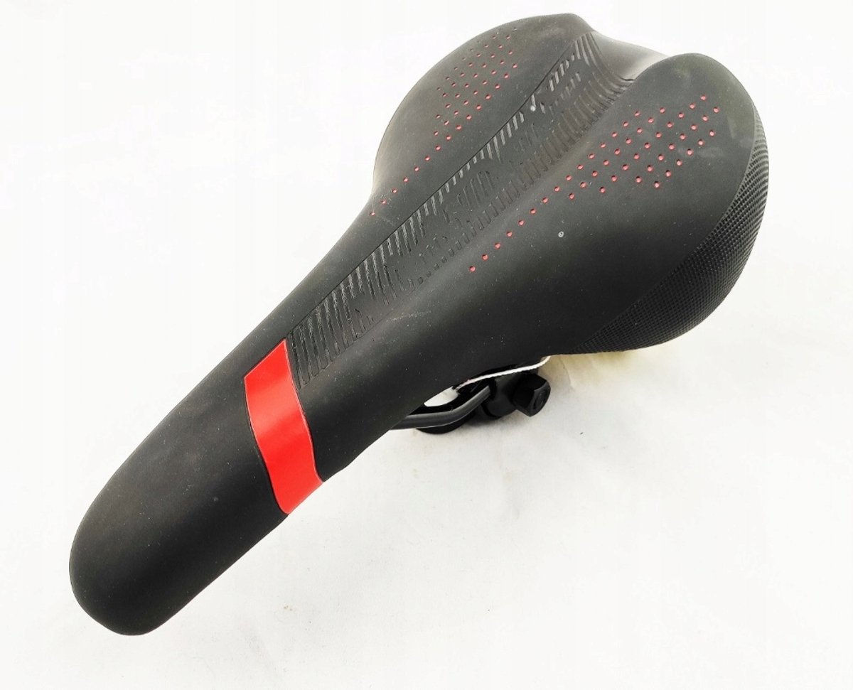 JET SELLE MTB Fietssadel Zwart Rood - Comfortabel & Stijlvol