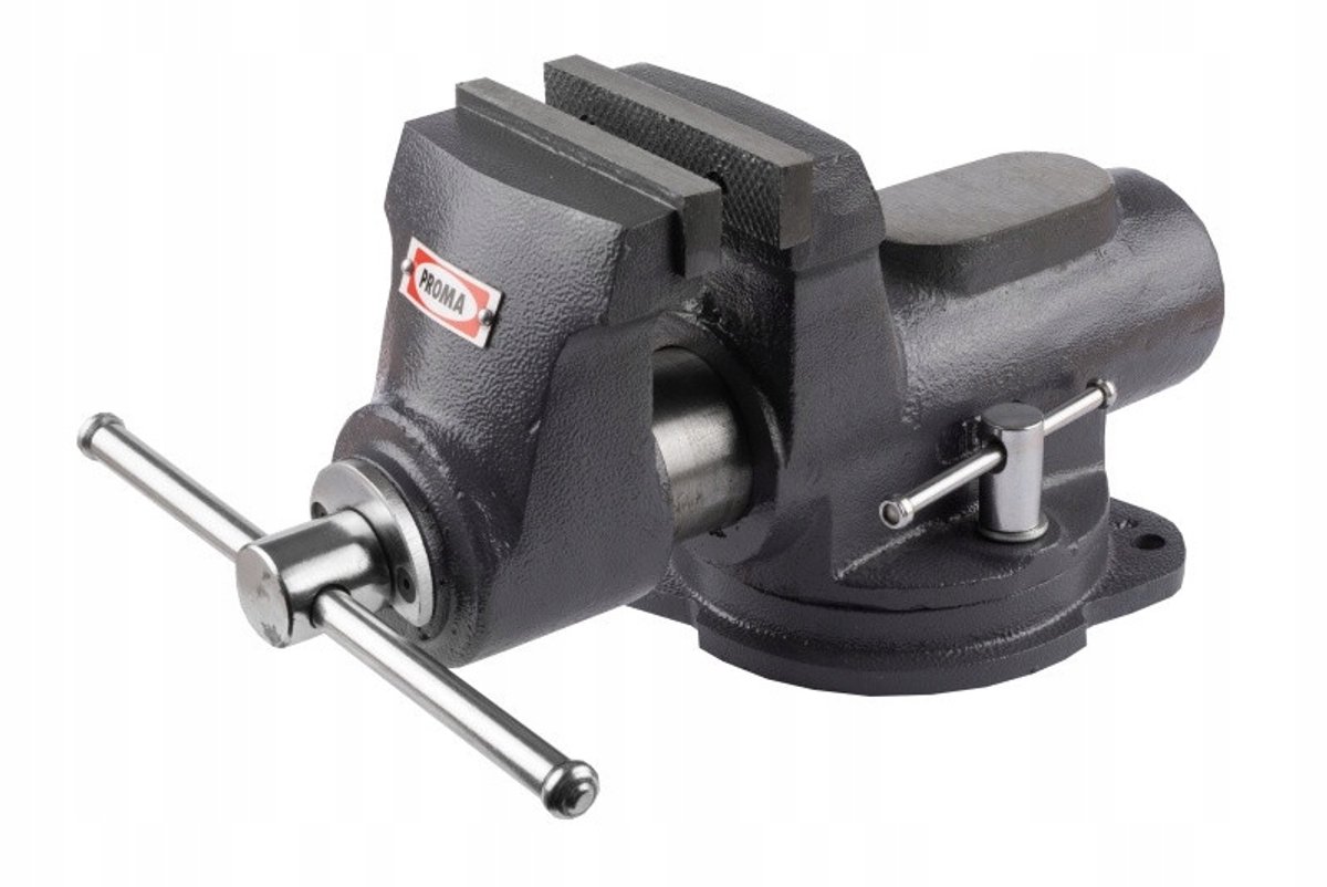 Proma YVS-100 Werkbankklem, draaivoet, 100 mm klembreedte