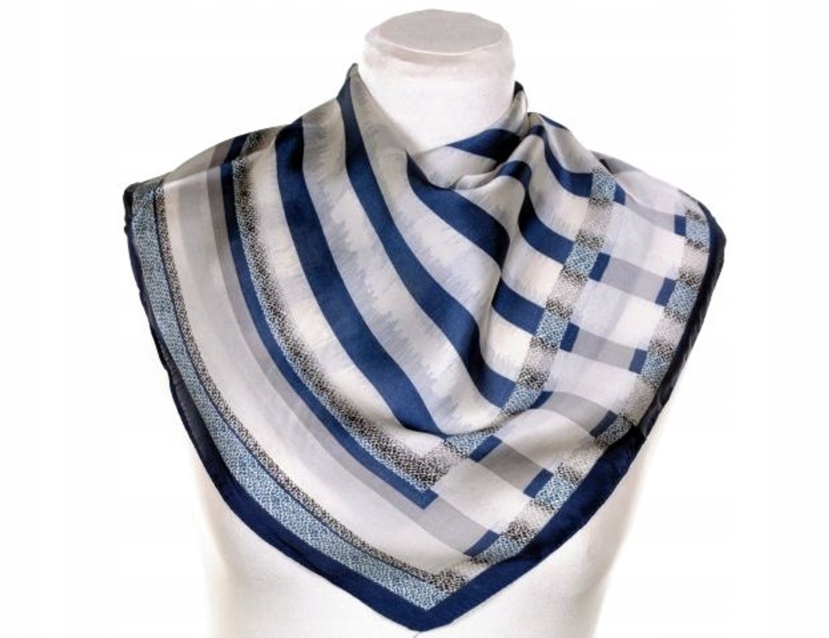 Veelkleurige damessjaal 70x70cm - Diverse patronen