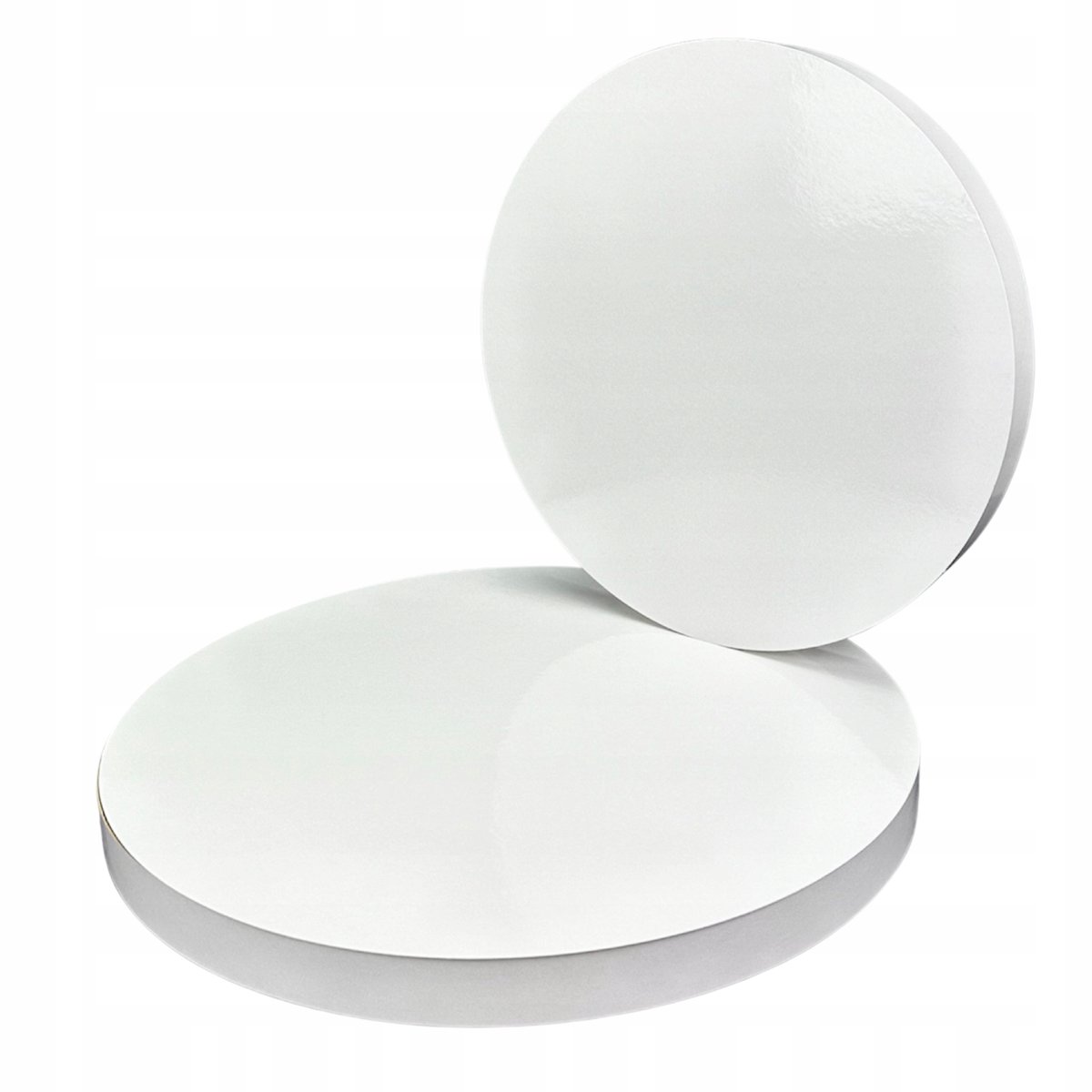 Styropor Taartonderlegger Wit 25cm Dik met Witte Rand - CakeDecor