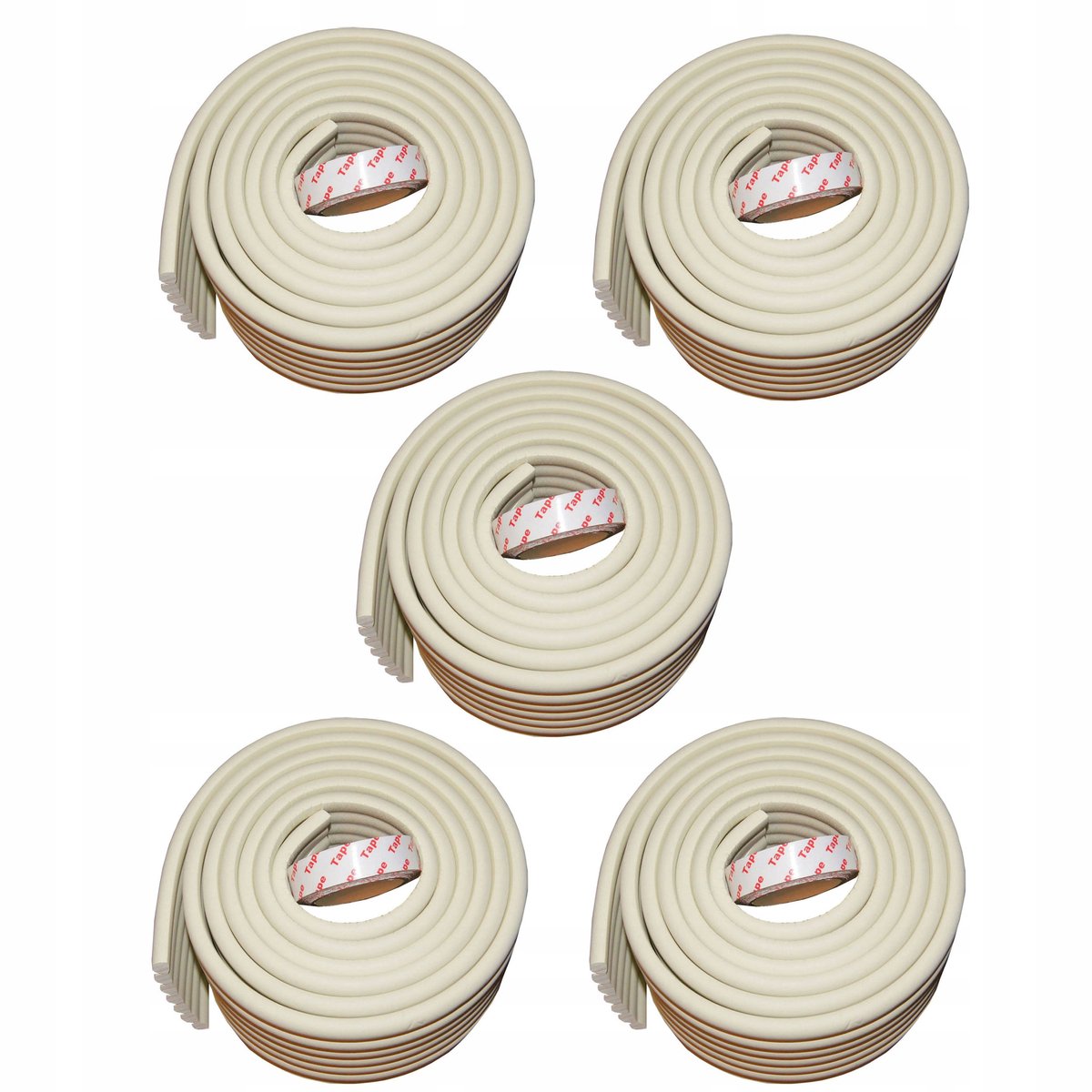 Beschermende Schuimband voor Hoekjes - 10 Meter dikke W-vorm
