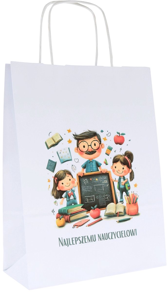 Papieren Cadeautas voor Leraren - Bedankt!