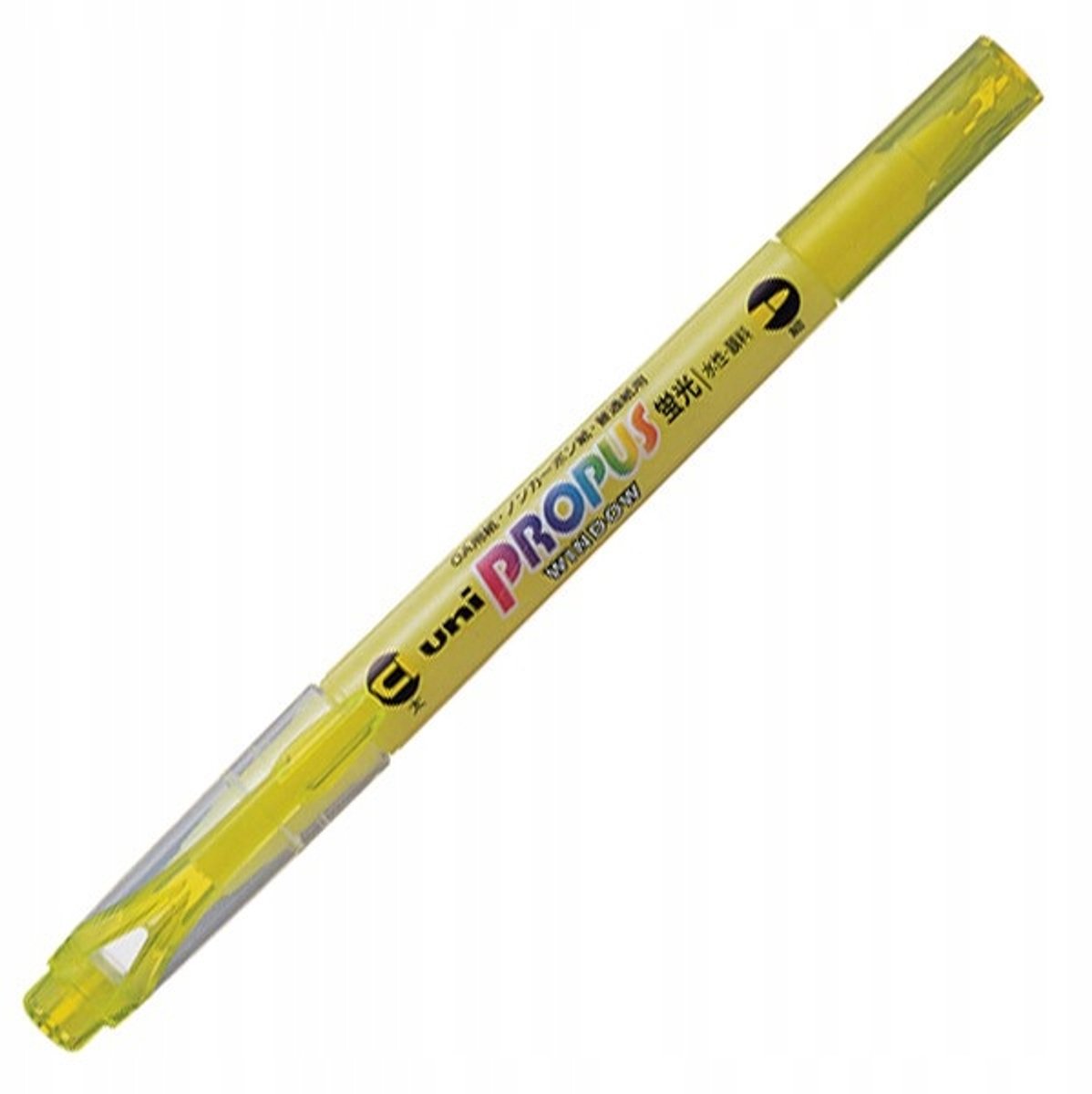 Uni PUS-102T dubbelzijdige markeerstift geel