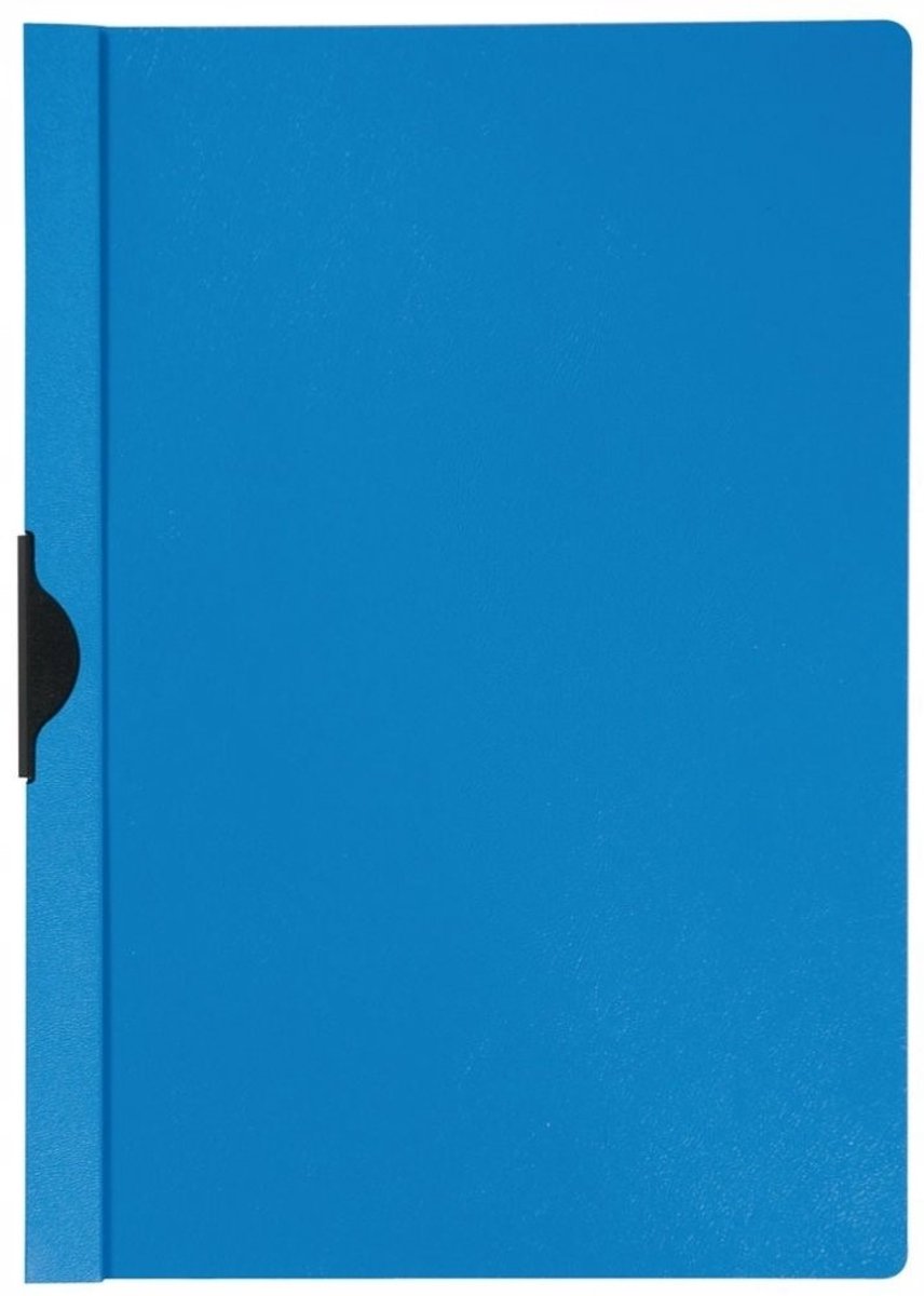 Blauwe kaart met clip A4, 200 µm loodrecht, 30 bedekt
