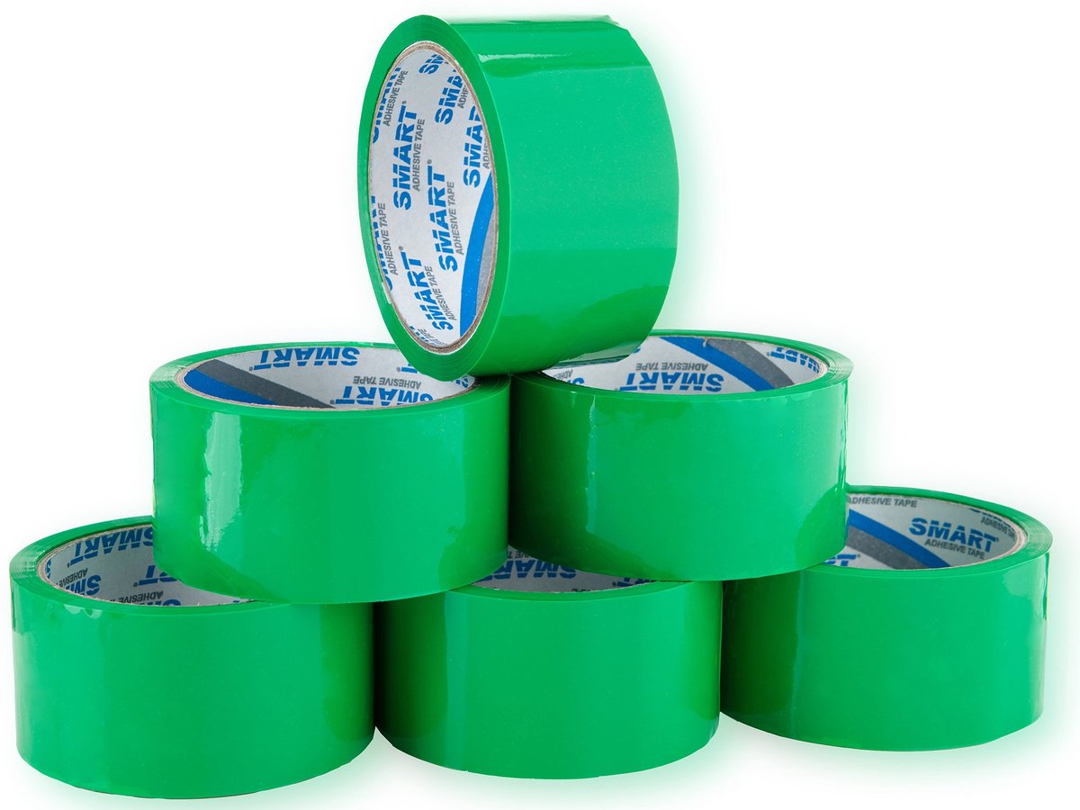 Smart Pakband Groen 48mm x 50m - 6 rollen