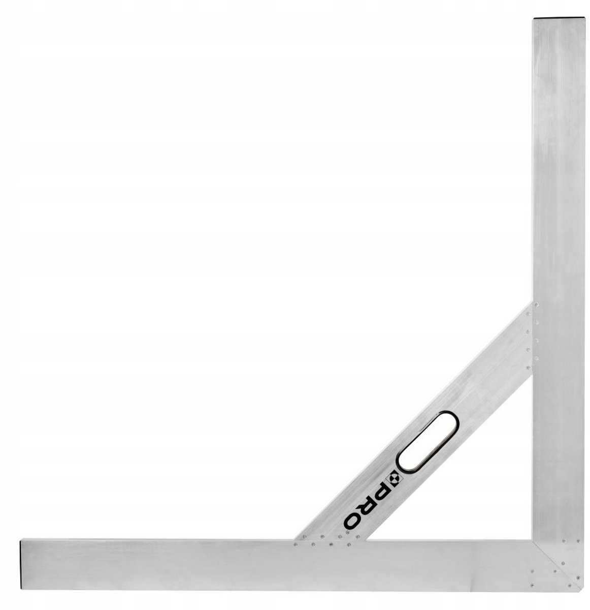 Aluminium Bouw- en Wegbouw Winkelhaak 100x100 cm PRO