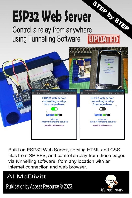 ESP32 Web Server control a relay from anywhere using Tunnell ... - cover