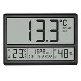 TFA Dostmann Reloj de Pared Digital XL 60.4520.01, con