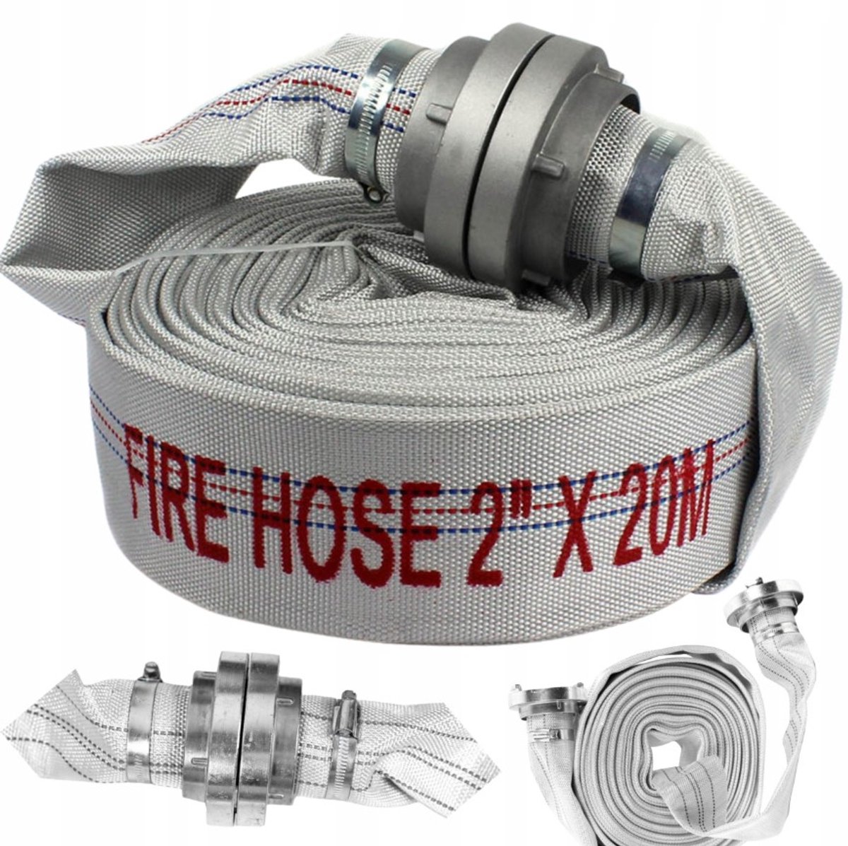 Brandweerslang 20m 2" 52mm met storz koppeling