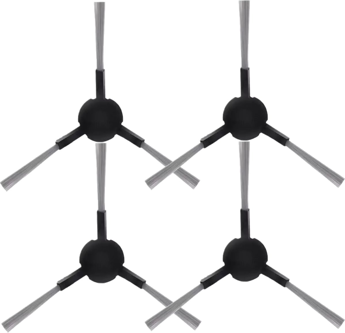 4x Zijborstel set geschikt voor Dreame L10sPro / D9PlusBlack / L20Ultra / L10sProUltra / L10sProGen2 / L10sPlus / X30Ultra / L10sUltraGen2 / D20Plus / L40UltraAE / D20Ultra / D20 / L10sProGen3 - sidebrush
