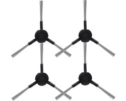 4x Zijborstel set geschikt voor Dreame L10sPro / D9PlusBlack / L20Ultra / L10sProUltra / L10sProGen2 / L10sPlus / X30Ultra / L10sUltraGen2 / D20Plus / L40UltraAE / D20Ultra / D20 / L10sProGen3 - sidebrush