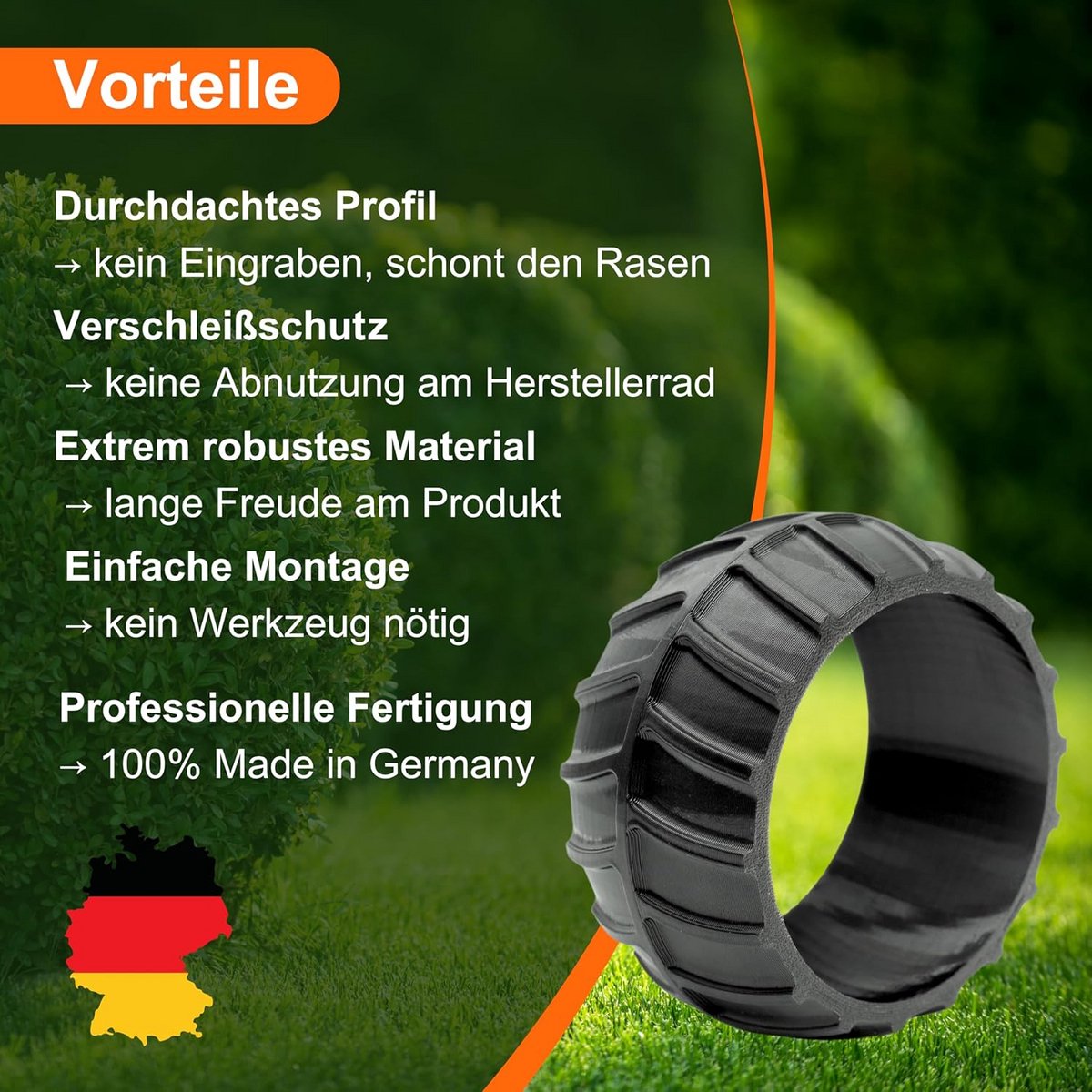 XL Wielbescherming en Verhogingsprofiel voor Robotmaaier - afbeelding 3