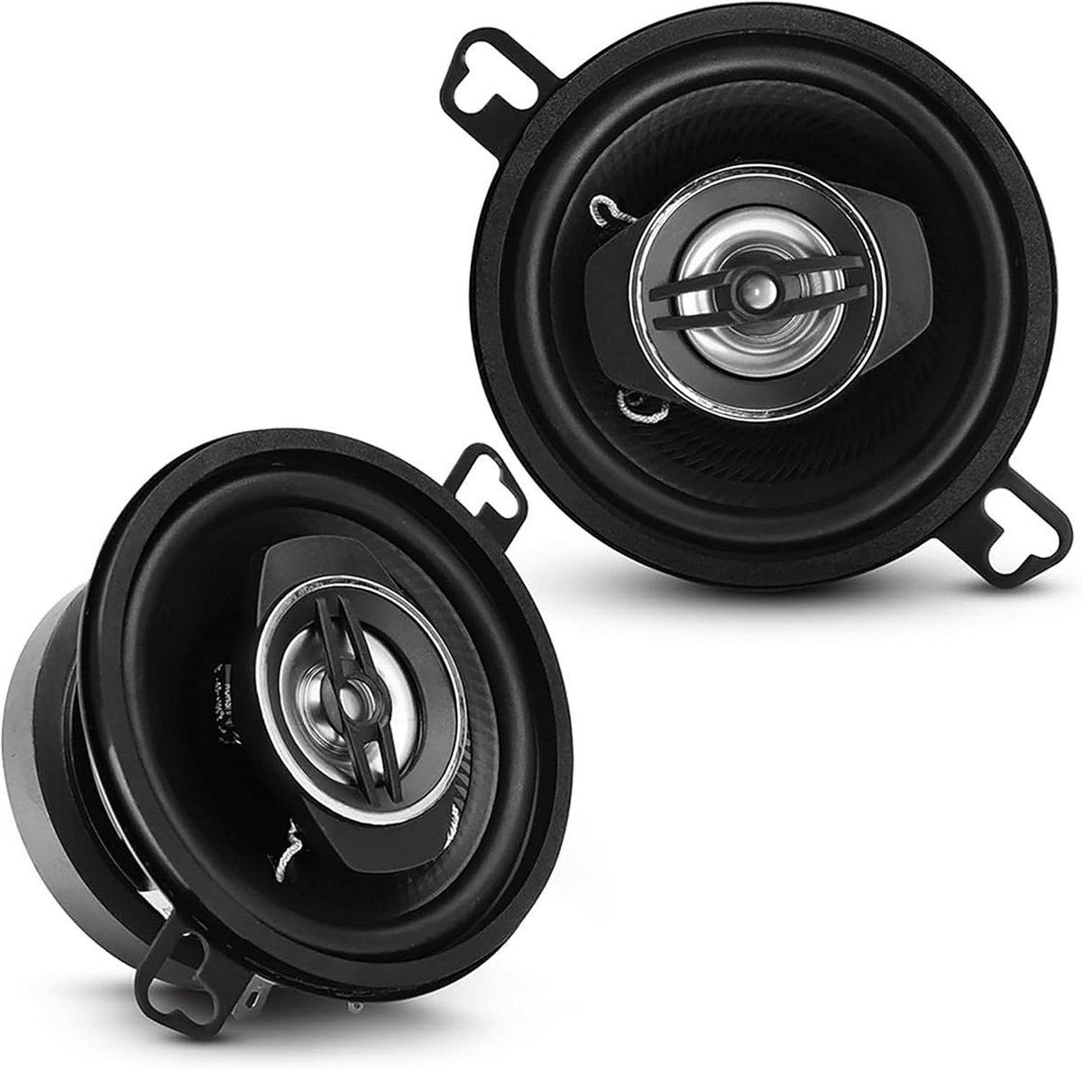 2x 3.5 Inch Auto Speakerset - 120W Max Vermogen - 2-Weg Coaxiaal Speakers voor Auto Deur