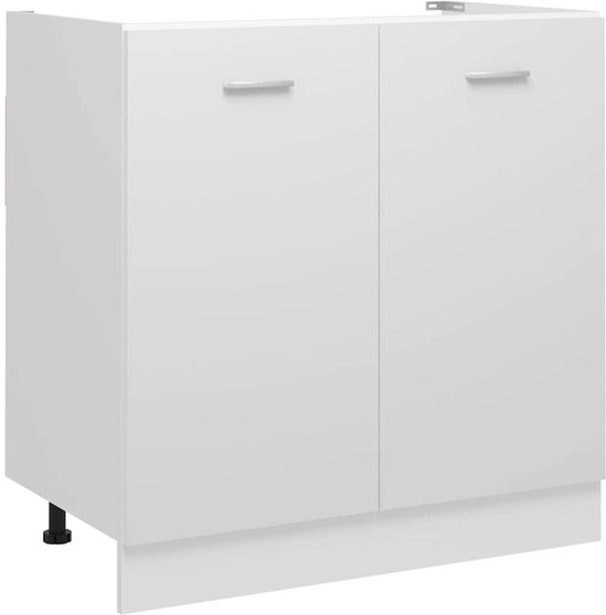 Wastafelonderkast 80x46x81,5 cm (wit)