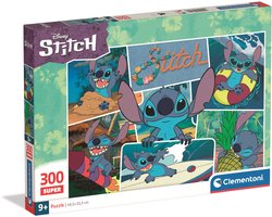 foto van Clementoni - Puzzel - 300 Stukjes - Stitch 2025 - Puzzel Voor Kinderen - Vanaf 9 Jaar