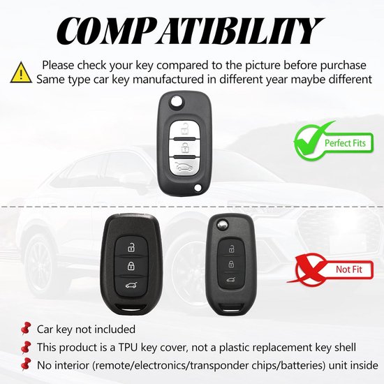 Couvercle de Protection pour Renault Captur Koleos... – Grandado