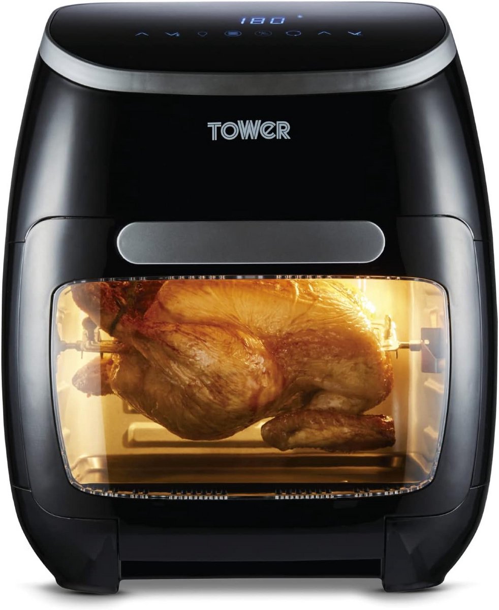 Digitale Heteluchtoven - 5-in-1 Airfryer met Rotisserie en Vele Functies - 11 L