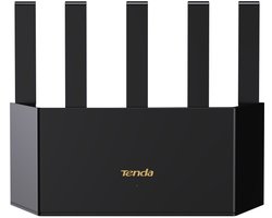 Tenda TX12L Pro draadloze router Gigabit Ethernet Dual-band (2.4 GHz / 5 GHz) Zwart