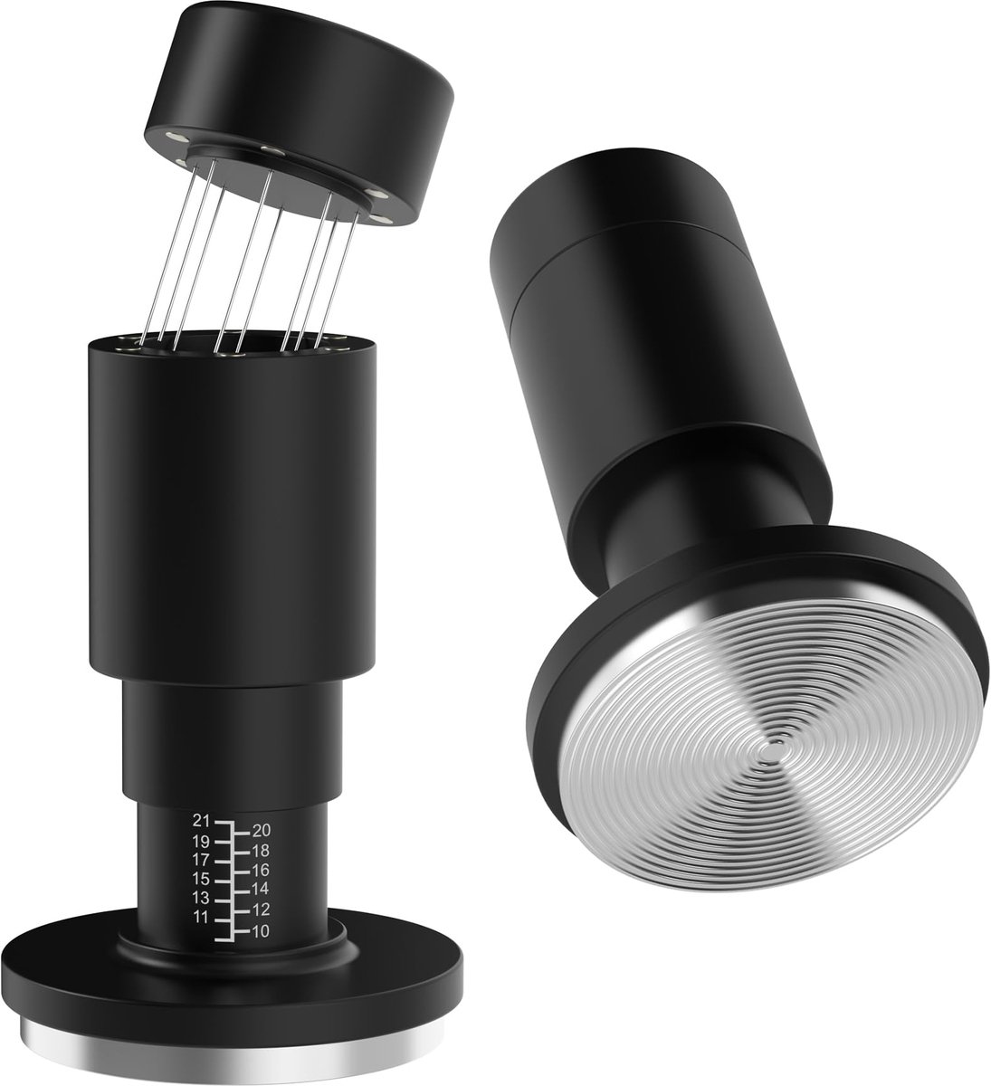Unyqoos® Innovatieve 2-in-1 Espresso Tamper en WDT Tool voor Barista's