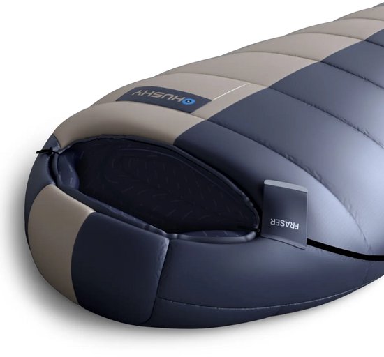 Husky mummyslaapzak ThermoPro Fraser -10°C - 210 x 85 cm - Blauw met Grijs van Husky — afbeelding 3