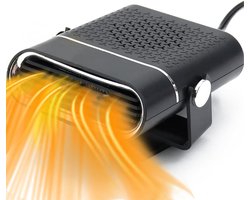 Auto verwarming - Auto heater - 12V - Autoverwarmer - Auto kachel - Auto verwarming ventilator - winter - Auto Ontdooier‑zwart