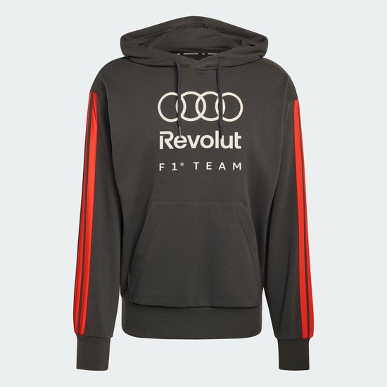 Adidas Performance Audi Revolut F1 Team Dna French Terry Hoodie - Heren - Zwart van Merkloos — afbeelding 4