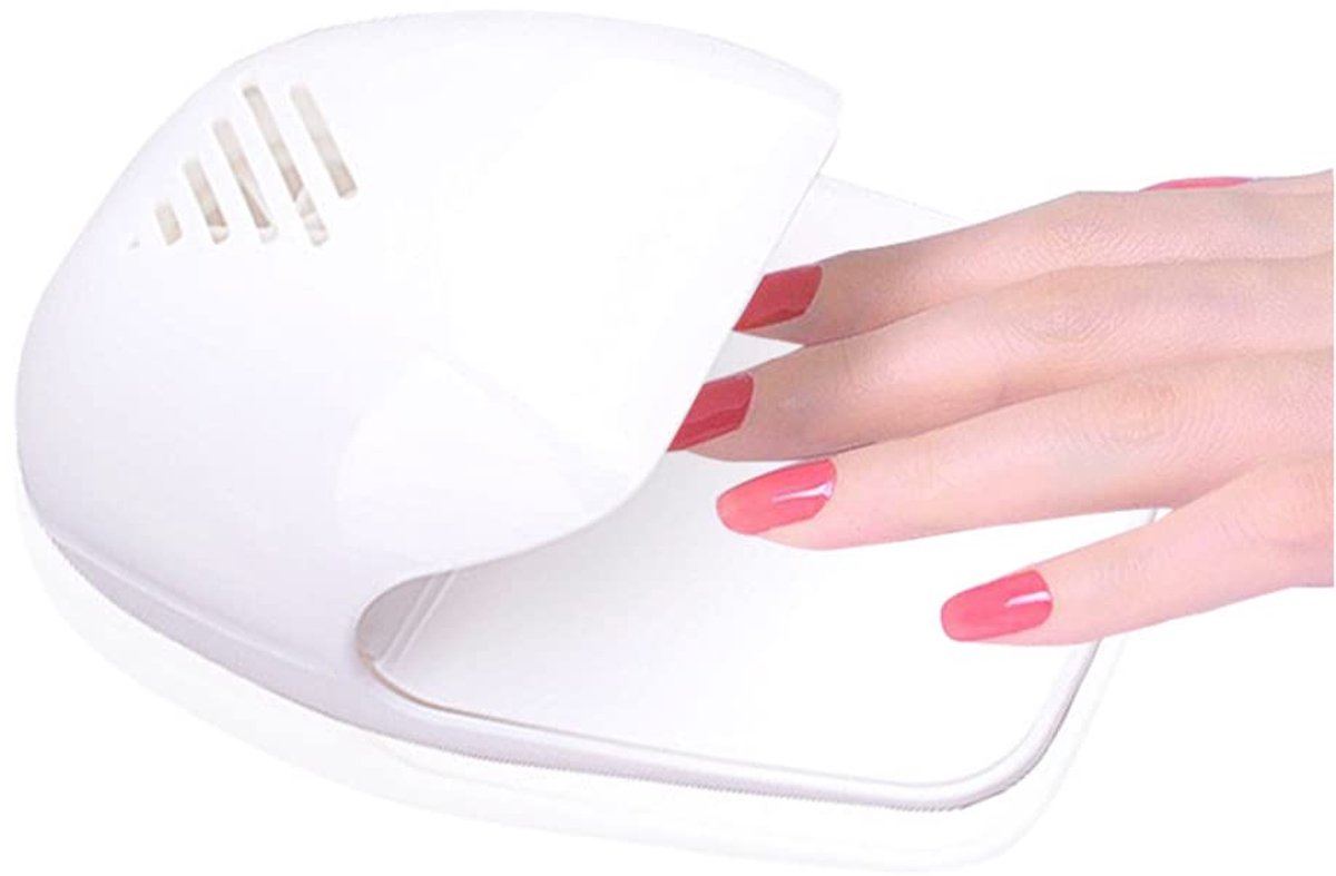Ynkkvre - Nageldroger - Nagellak Droger - Nageldroger - Snelle Droging Voor Manicure En Pedicure - 1 Stuk - Thuis Gebruik+Wit