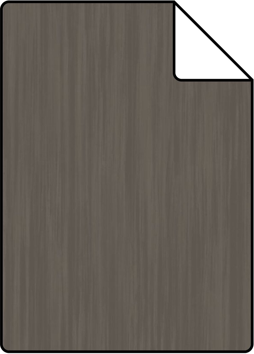 Proefstaal Origin Wallcoverings behang fijne strepen bruin en glanzend goud - 26,5 x 21 cm - 345408-S