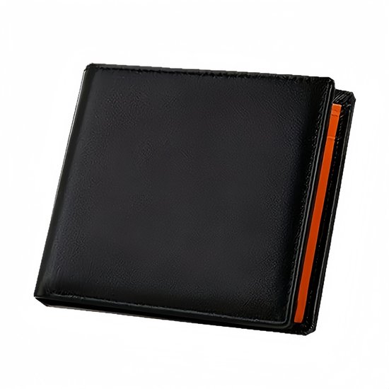 Portemonnee - Kort - Multifunctioneel - Meerdere kaartsleuven - 12*10,3*1 cm - Oranje - 1 stuk