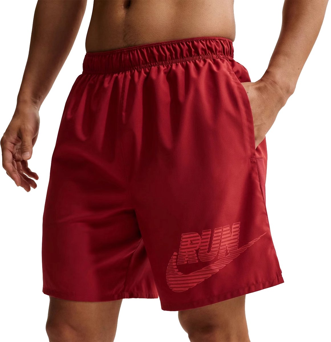 Nike dri-fit challenger run energy short in de kleur . Roze