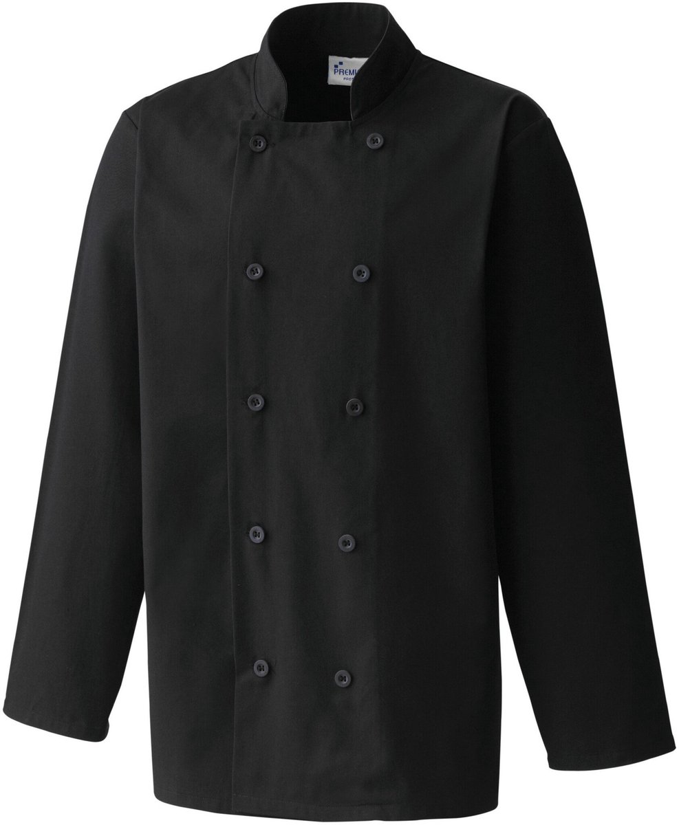 Schort/Tuniek/Werkblouse Unisex 4XL Premier Black 65% Polyester, 35% Katoen