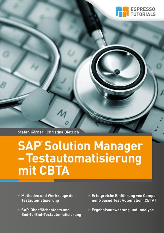 SAP Solution Manager - Testautomatisierung mit CBTA - cover