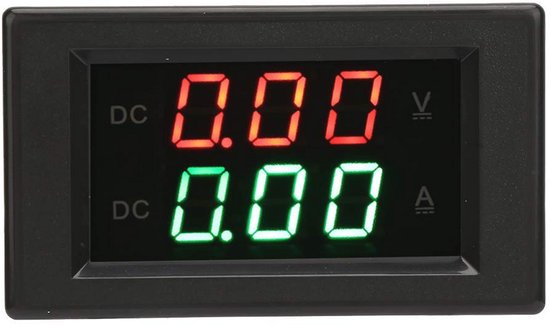 Keenso Digitale voltmeter, ampèremeter, 12-24 V, digitale voltmeter, ampèremeter, spanning, stroommeter, rode led-weergave voor auto, motorboot, ATV Andere instrumenten