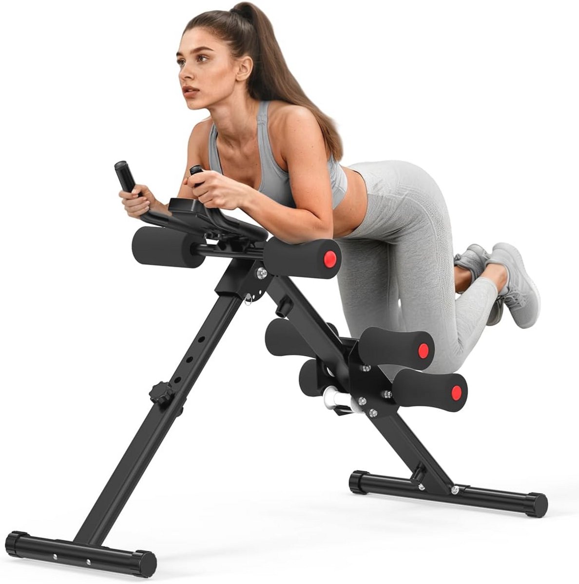 Abdominale Trainer Inklapbaar - Cruncher voor Krachttraining Thuis - Maximaal 180 kg