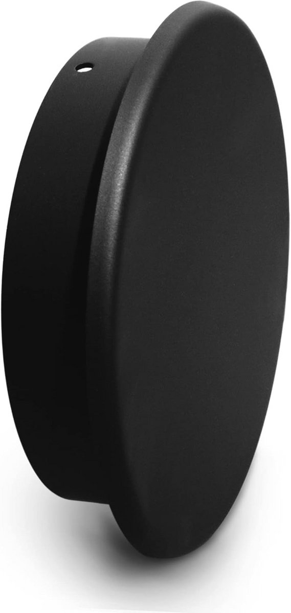 Ovenpijp Blinde Kap Ø 180 mm - Zwarte Rookbuis met Deksel