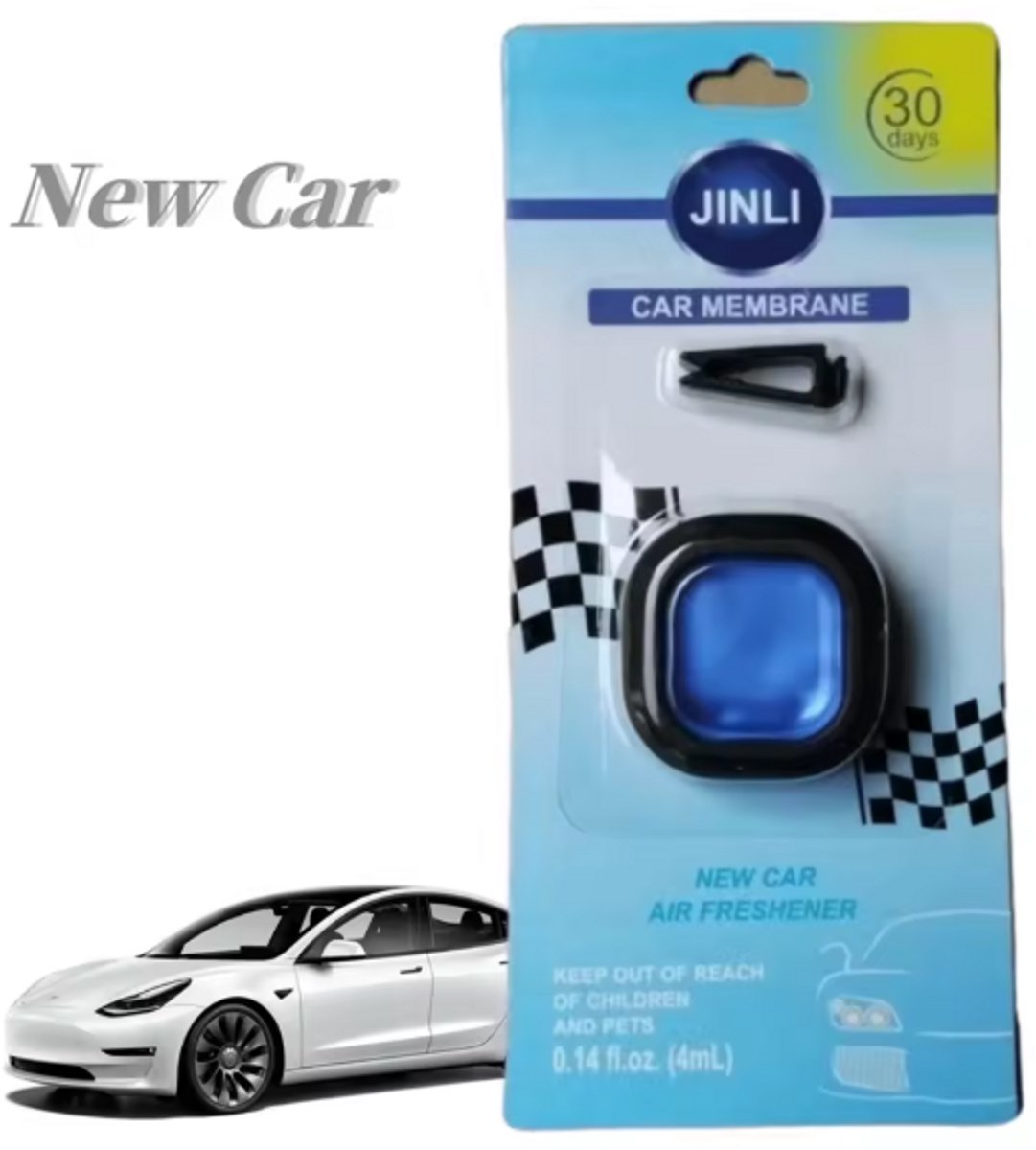 TLVX Autoparfum Charmante Oceaan Geur 4ML / Design Luchtverfrisser / Met Handige Ventilatie Clip / Frisse geur / New Car Parfum / Lange werking / Fris interieur / Lekker Auto Luchtje / Car Diffuser / Air Freshener / Uniseks geur