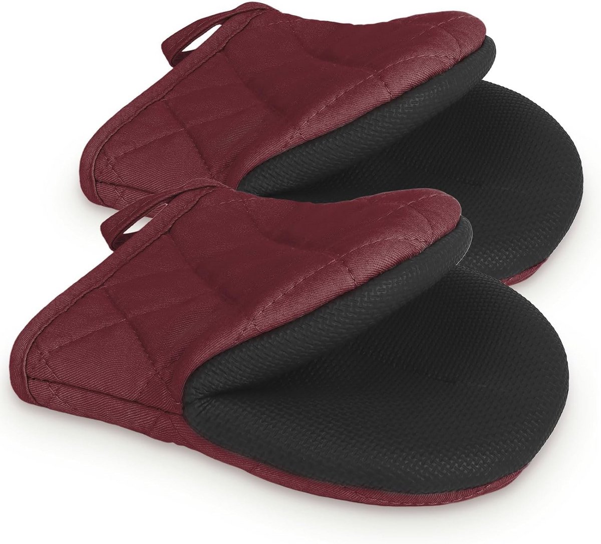 Hittebestendige silicone ovenwanten voor hoge temperaturen - antislip grip voor bakken en grillen