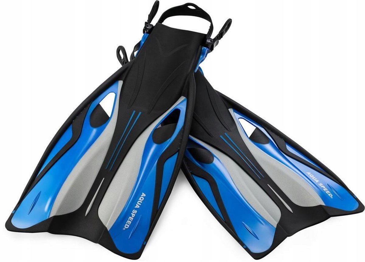 Aqua Speed Swift Verstelbare Zwemvliezen Blauw Maat 41-45