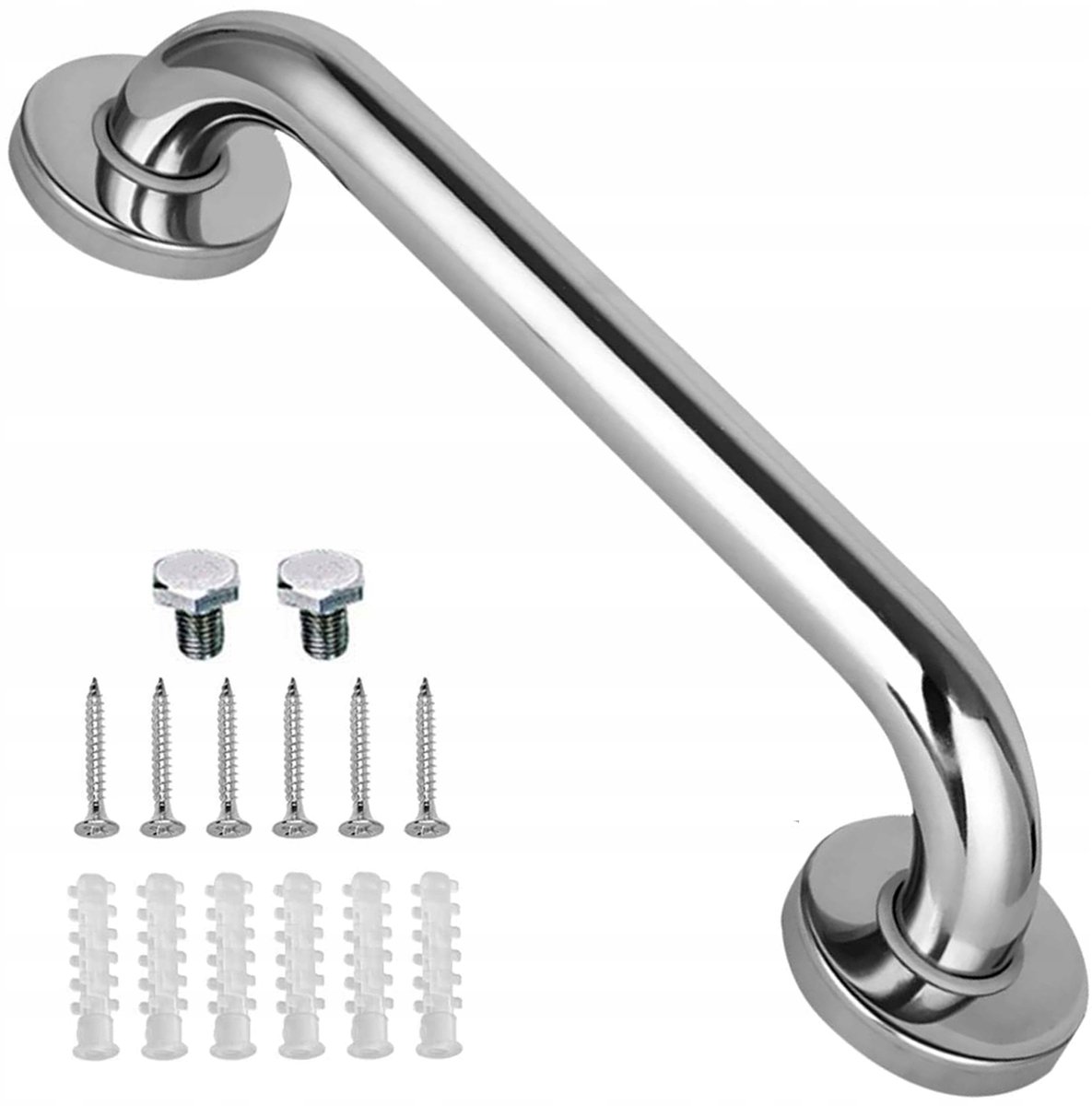 Merkloze RVS Badkamer Handgreep 30cm - Veiligheid & Ondersteuning