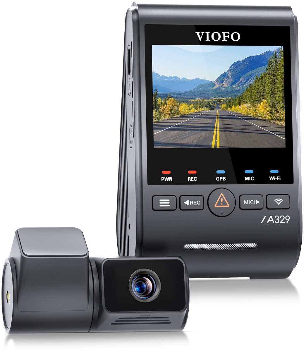 VIOFO A329T 2CH - 4K Dashcam - Sony STARVIS 2 HDR - 2K Telelens met 4x Optische Zoom - WiFi 6 - Parkeerstand & GPS thumbnail 6