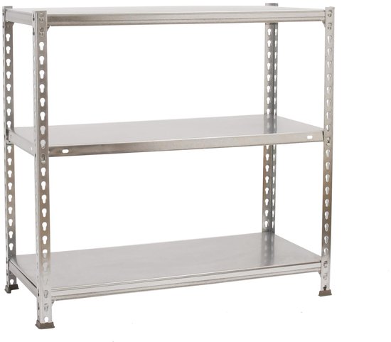 Stelling Rack Sierra Stellingkast, Rack Sterke Metalen Stellingkast, 900x900x400 mm ...