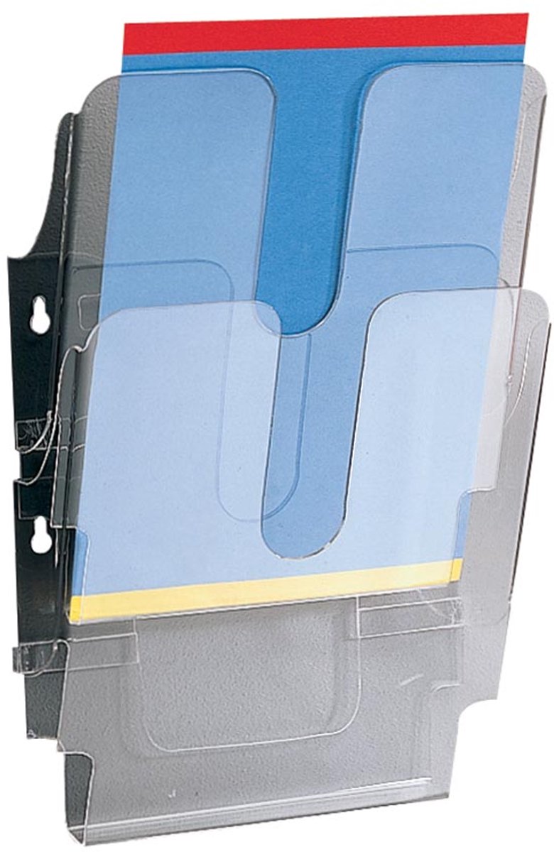 Durable tijdschriftenhouder - flexiplus 2 - transparant - a4 (doos/2)