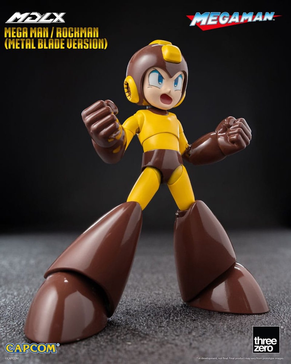 ThreeZero Mega Man MDLX Action Figure Mega Man / Rockman (Metal Blade Version) 10 cm Action Figuur