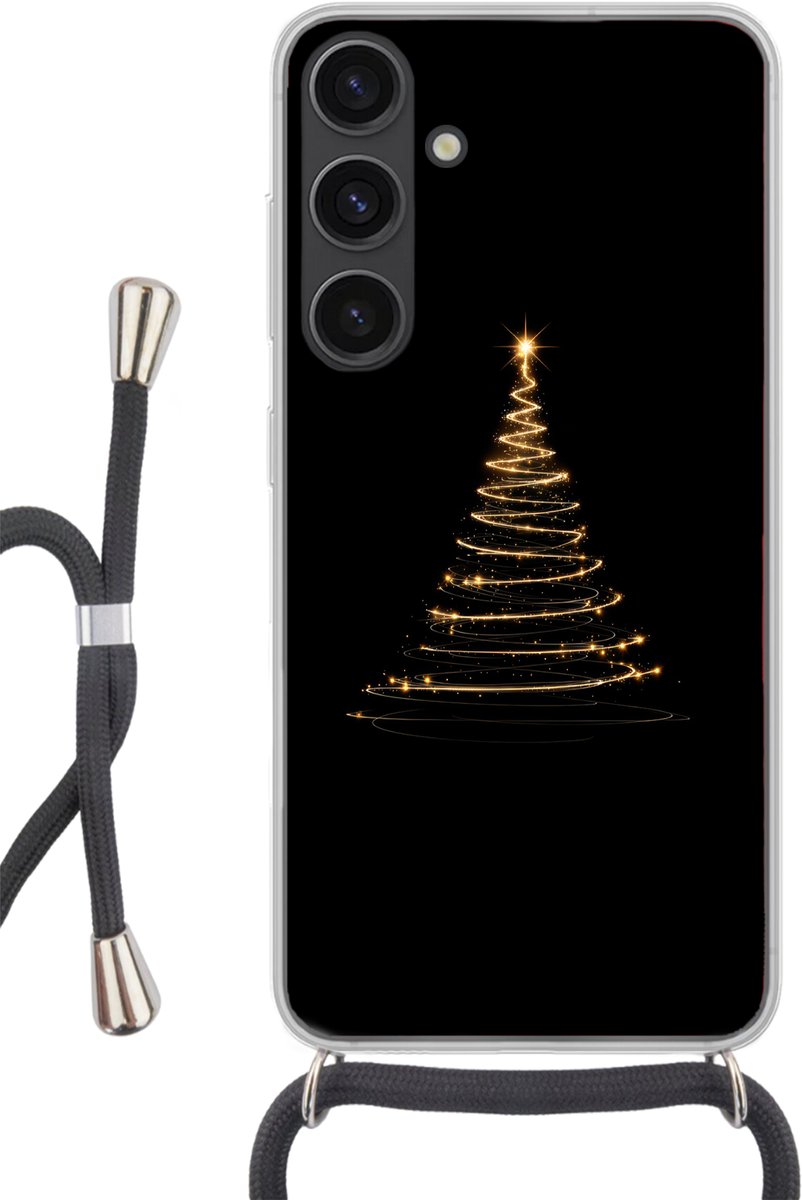 Magisch - Kerstboom - Lichtspiralen - Zwart