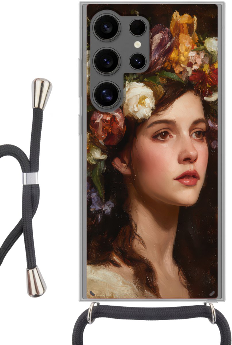 Portret - Vrouw - Bloemen